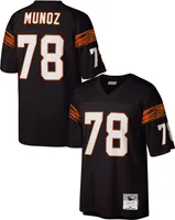 Mitchell & Ness Men's Cincinnati Bengals Anthony Munoz #78 1989 Black Throwback Jersey