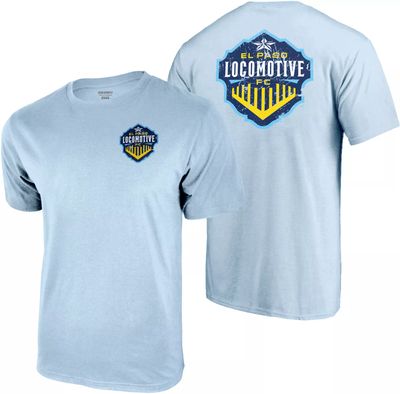 Icon Sports Group El Paso Locomotive FC 2 Logo Blue T-Shirt