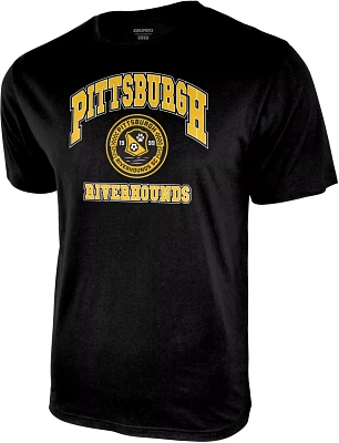 Icon Sports Group Pittsburgh Riverhounds SC Logo Black T-Shirt