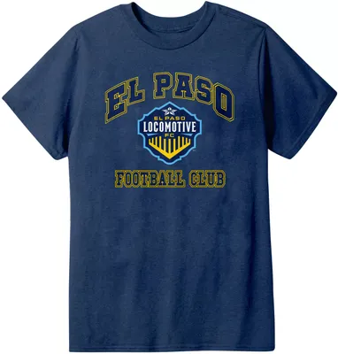 Icon Sports Group Youth El Paso Locomotive FC Logo Navy T-Shirt