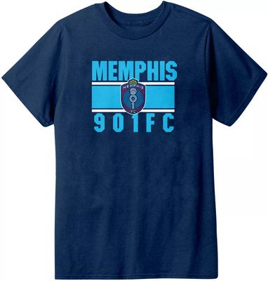 Icon Sports Group Youth Memphis 901 Logo Navy T-Shirt