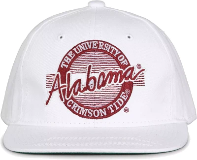 The Game Men's Alabama Crimson Tide White Circle Adjustable Hat