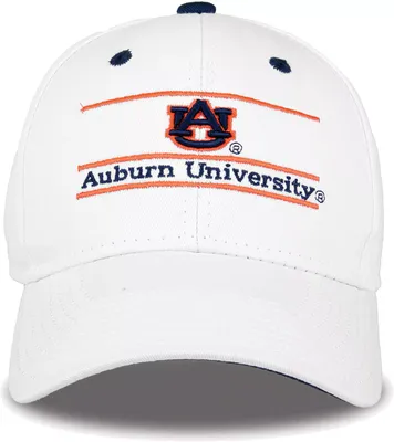 The Game Men's Auburn Tigers White Bar Adjustable Hat