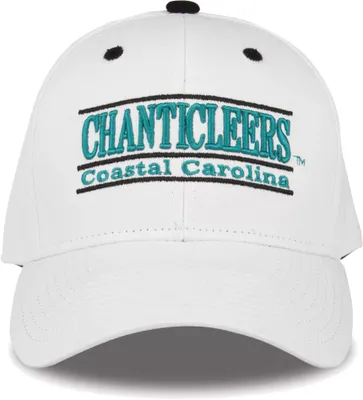 The Game Men's Coastal Carolina Chanticleers White Bar Adjustable Hat