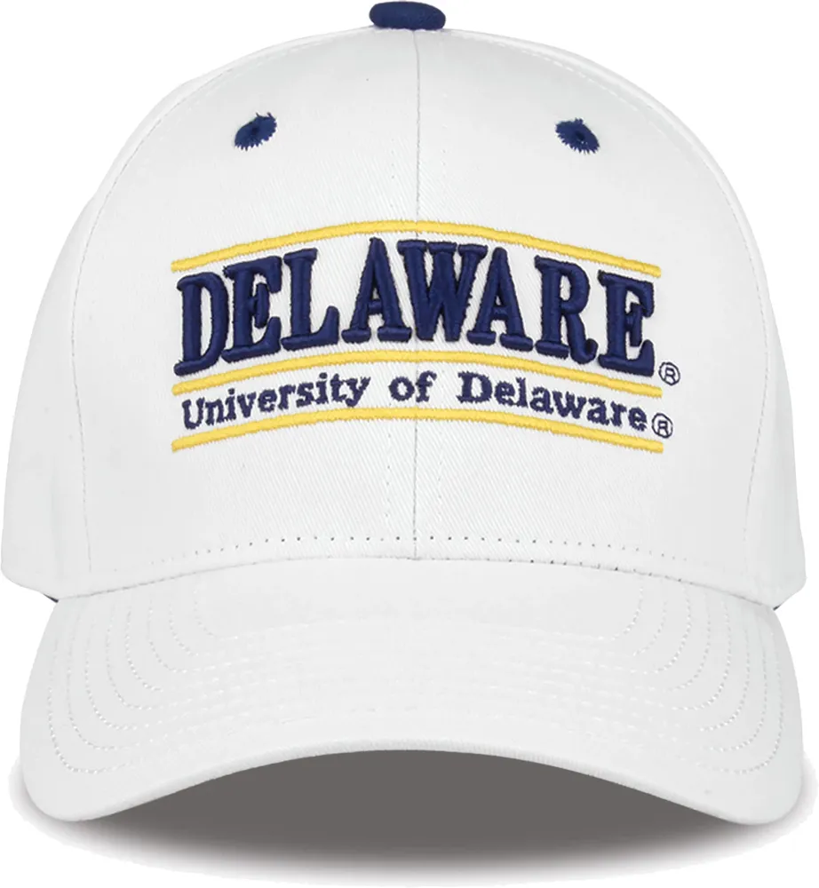 The Game Men's Delaware Fightin' Blue Hens White Bar Adjustable Hat