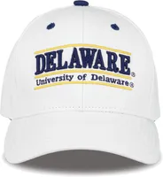 The Game Men's Delaware Fightin' Blue Hens White Bar Adjustable Hat