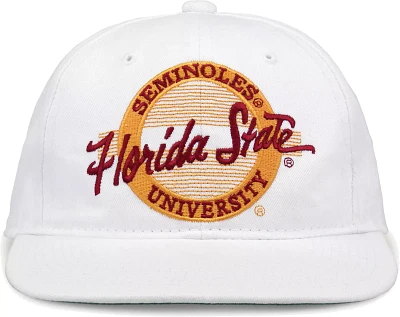 The Game Men's Florida State Seminoles White Circle Adjustable Hat