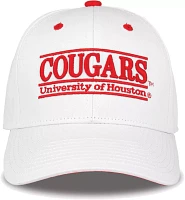 The Game Men's Houston Cougars White Bar Adjustable Hat