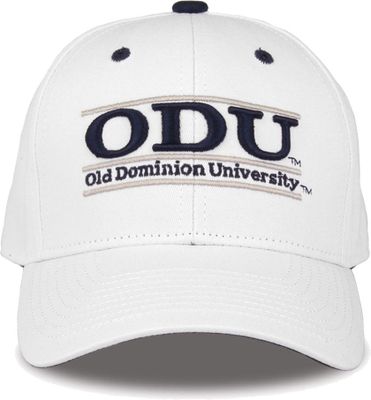 The Game Men's Old Dominion Monarchs White Bar Adjustable Hat