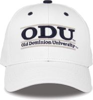 The Game Men's Old Dominion Monarchs White Bar Adjustable Hat