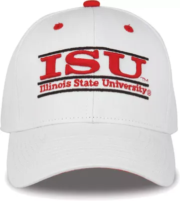 The Game Men's Illinois State Redbirds White Bar Adjustable Hat