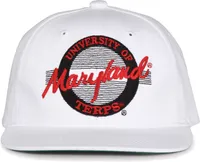 The Game Men's Maryland Terrapins White Circle Adjustable Hat