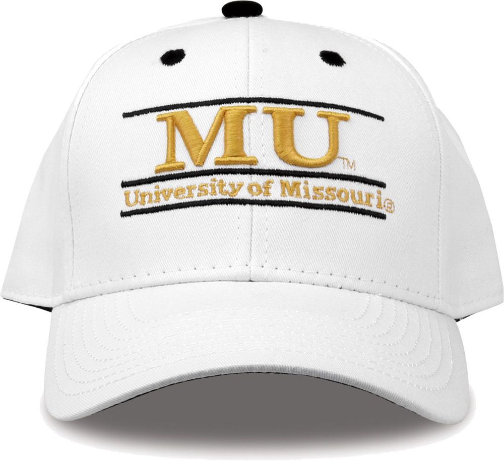 The Game Men's Missouri Tigers White Bar Adjustable Hat