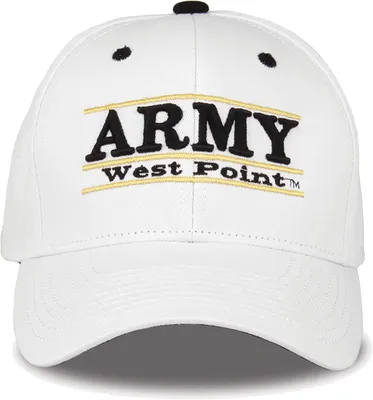 The Game Men's Army West Point Black Knights White Bar Adjustable Hat