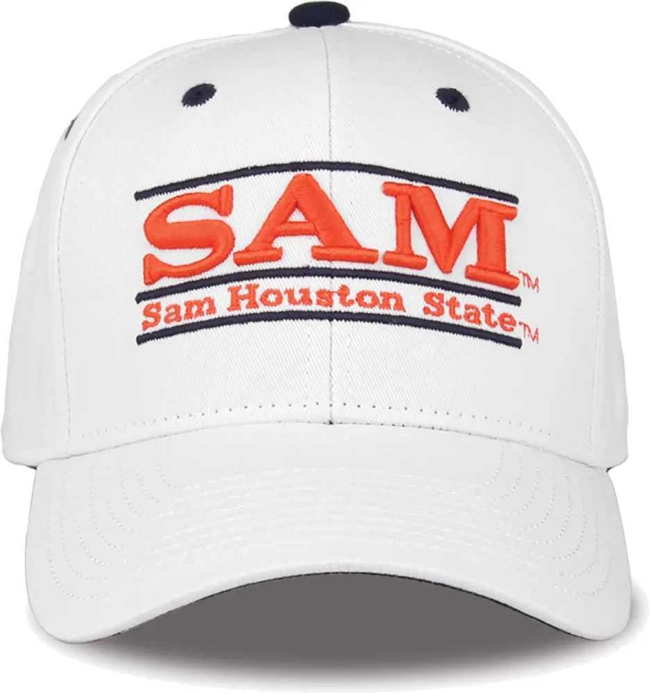 The Game Men's Sam Houston Bearkats White Bar Adjustable Hat