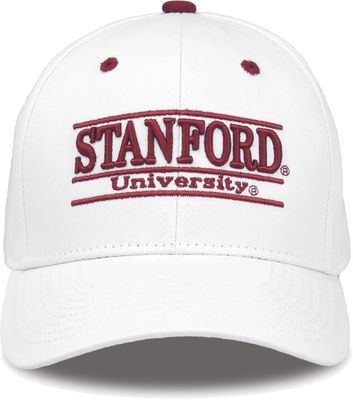 The Game Men's Stanford Cardinal White Bar Adjustable Hat