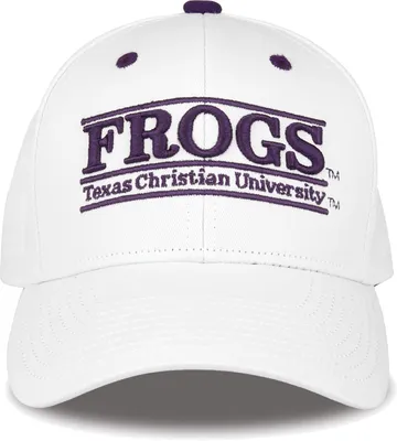 The Game Men's TCU Horned Frogs White Nickname Adjustable Hat