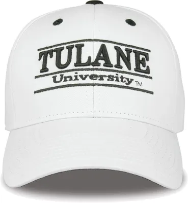 The Game Men's Tulane Green Wave White Bar Adjustable Hat