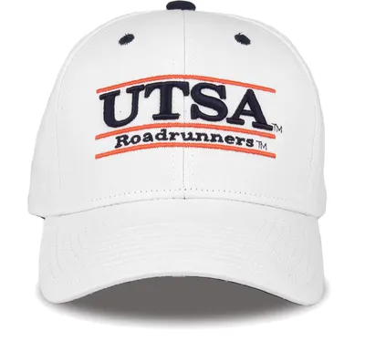 The Game Men's UT San Antonio Roadrunners White Bar Adjustable Hat