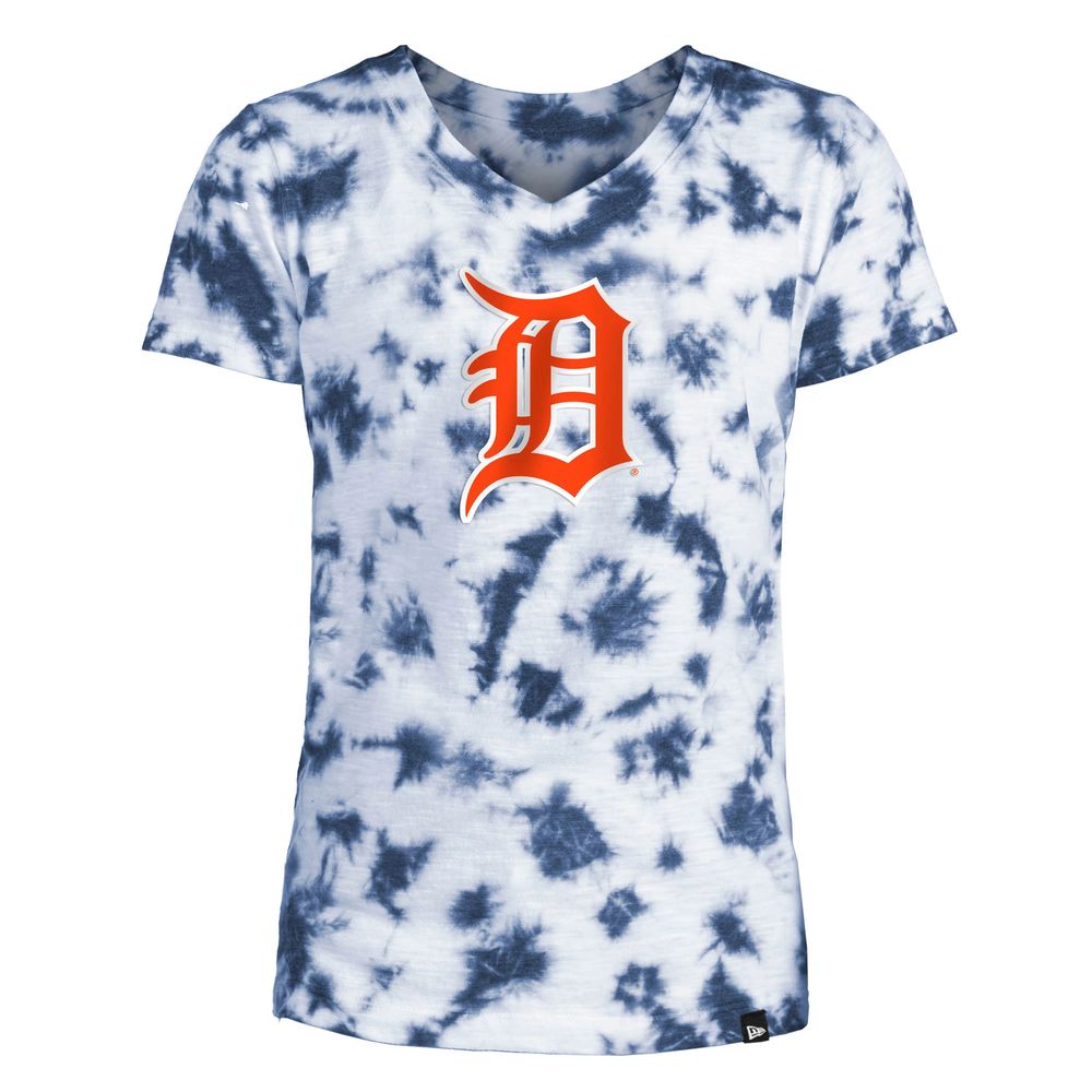 Detroit Tigers V Tie-Dye T-Shirt