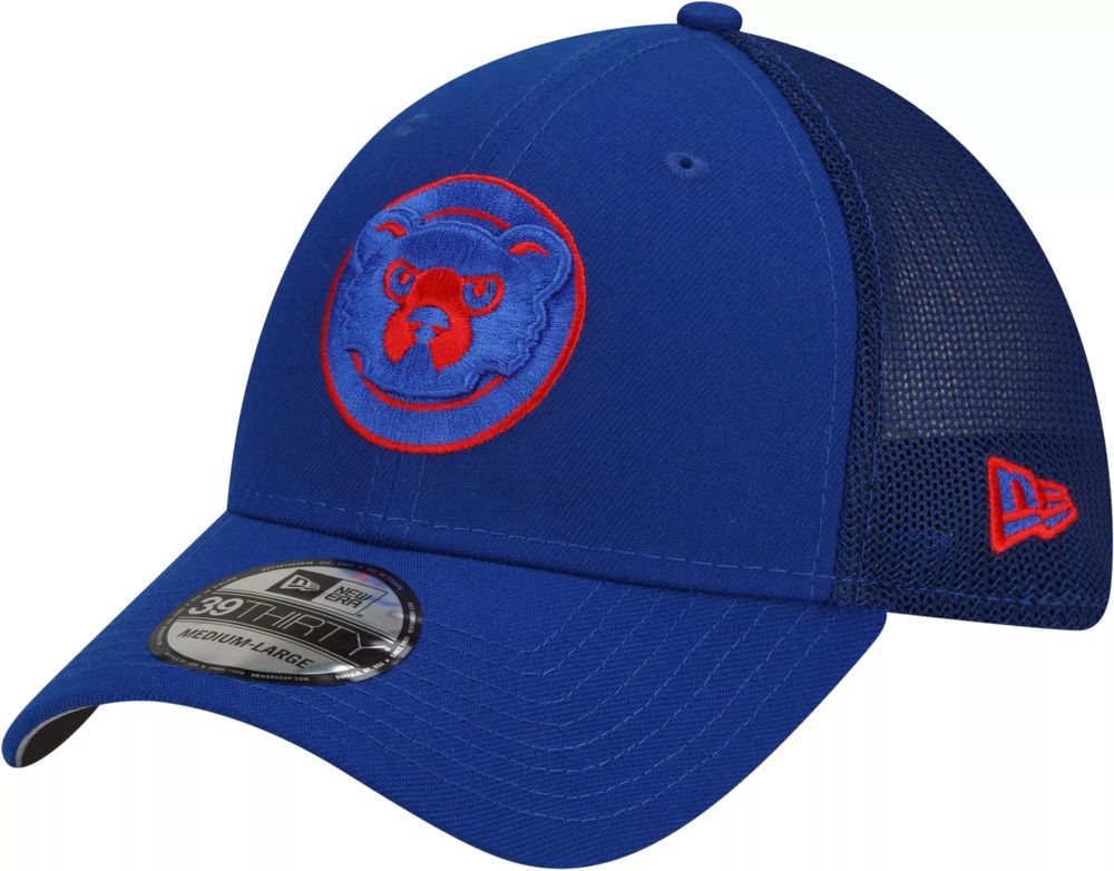 Dick's Sporting Goods New Era Men's Chicago Cubs Blue 39Thirty Stretch Fit  Hat