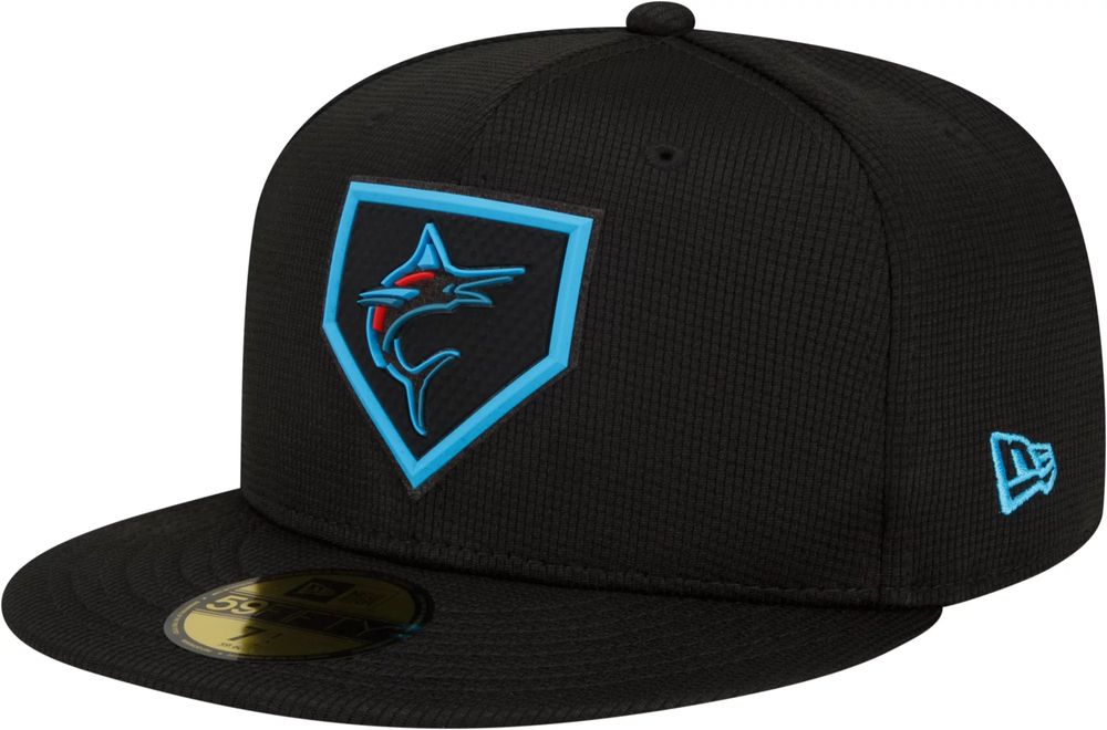 Men's Miami Marlins '47 Black Clean Up Adjustable Hat