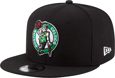 New Era Men's Boston Celtics Black 9Fifty Adjustable Hat