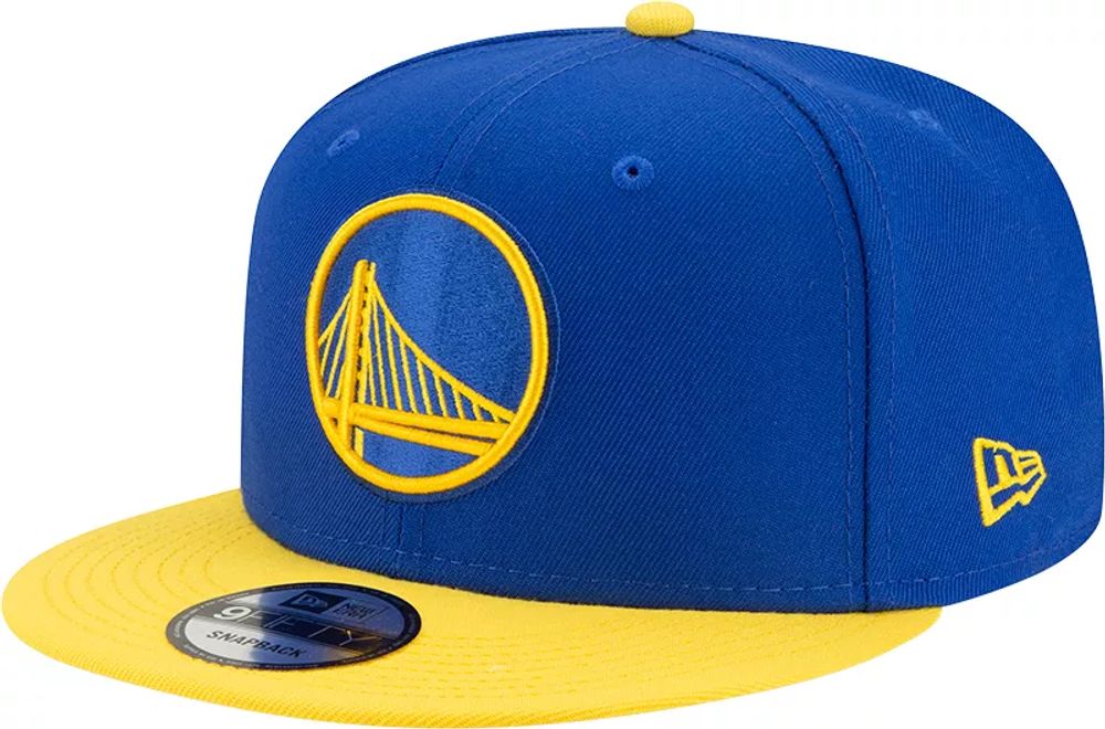 Golden State Warriors New Era Official Team Color 9FIFTY Adjustable Snapback  Hat - Black