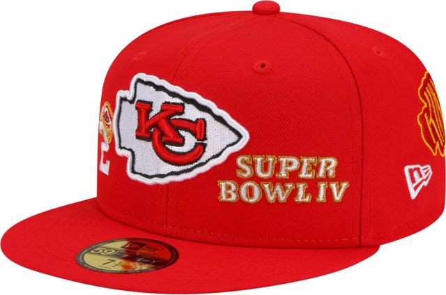 New Era Red Kansas City Chiefs Classic Trucker 9FIFTY Snapback Hat