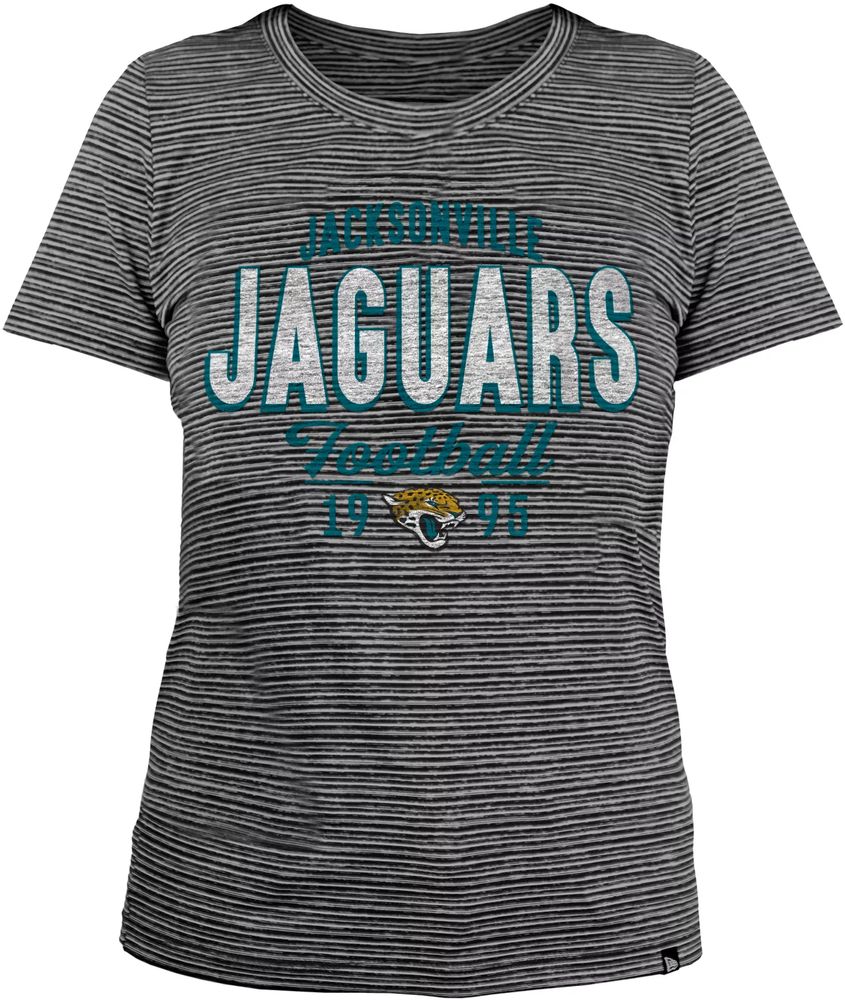 New Era Women's Jacksonville Jaguars Space Dye Black T-Shirt