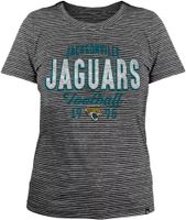 New Era Women's Jacksonville Jaguars Burnout Blue T-Shirt