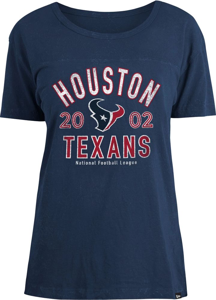 Men's New Era Black Houston Texans Team Logo T-Shirt