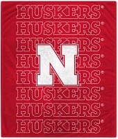 Pegasus Sports Nebraska Cornhuskers 60'' x 70'' Echo Wordmark Blanket