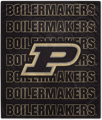 Pegasus Sports Purdue Boilermakers 60'' x 70'' Echo Wordmark Blanket