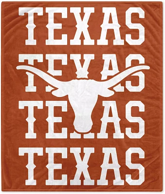 Pegasus Sports Texas Longhorns 60'' x 70'' Echo Wordmark Blanket