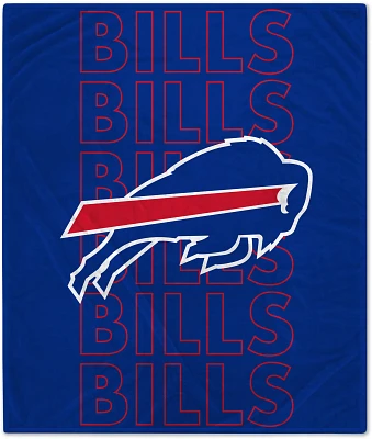 Pegasus Sports Buffalo Bills 60'' x 70'' Echo Wordmark Blanket