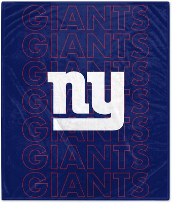 Pegasus Sports New York Giants 60'' x 70'' Echo Wordmark Blanket