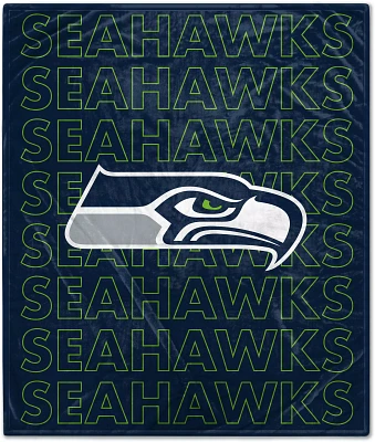 Pegasus Sports Seattle Seahawks 60'' x 70'' Echo Wordmark Blanket
