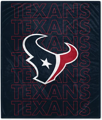 Pegasus Sports Houston Texans 60'' x 70'' Echo Wordmark Blanket
