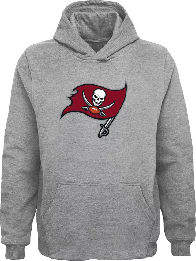 NFL Team Apparel Youth Buffalo Bills Primary Logo Grey Hoodie