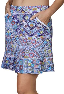 Women's Chicago Cubs Loudmouth Royal/Red Retro Cooperstown Active Skort