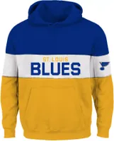 NHL Big & Tall St. Louis Blues Color Block Royal Pullover Hoodie