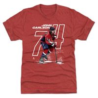 500 Level John Carlson Outline Red T-Shirt