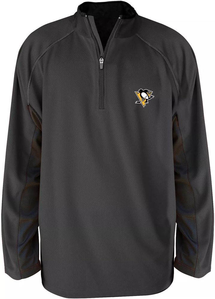 Antigua Men's Pittsburgh Steelers Fortune Black Pullover Jacket