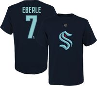 NHL Youth Seattle Kraken Jordan Eberle #7 Navy T-Shirt