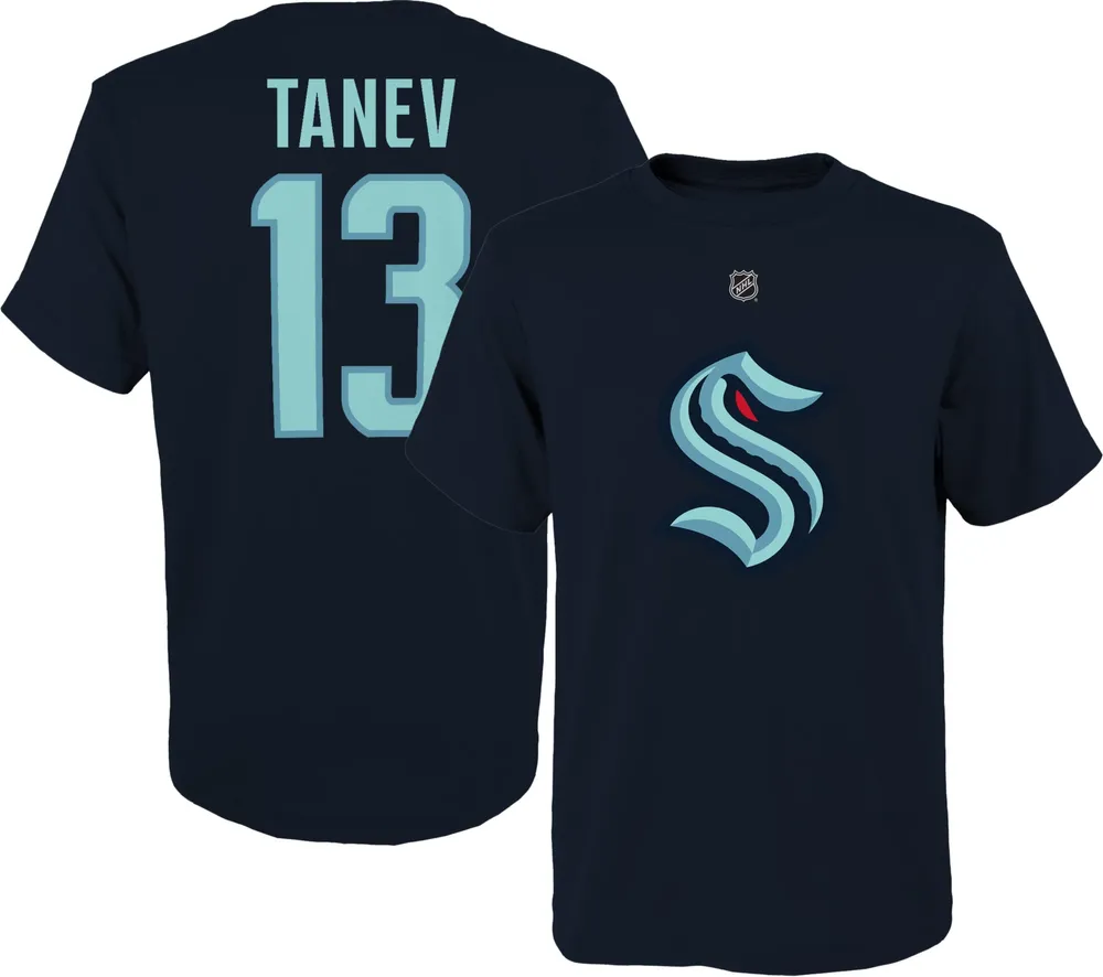 NHL Youth Seattle Kraken Brandon Tanev #13 Navy T-Shirt