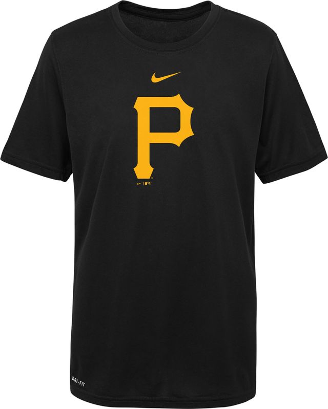 Nike MLB Pittsburgh Pirates Large Logo Short Sleeve T-Shirt Orange