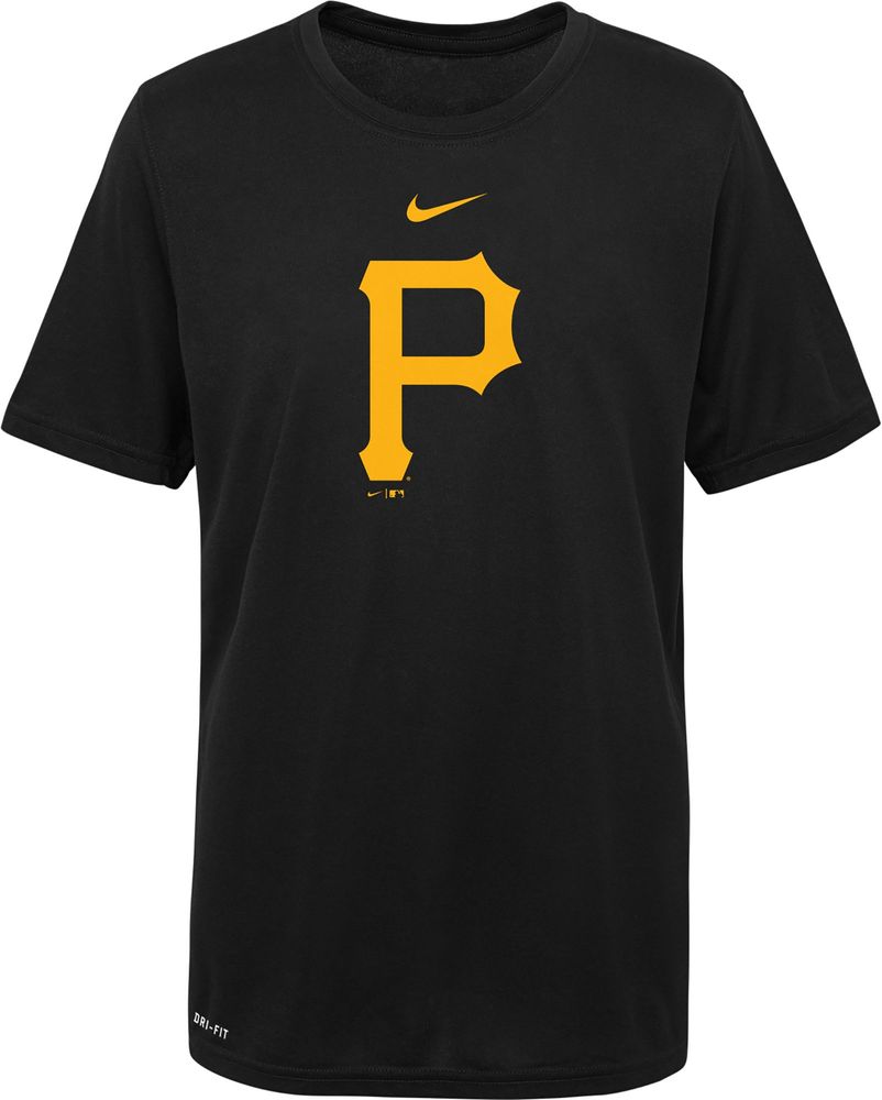 Dick's Sporting Goods Nike Youth Boys' Pittsburgh Pirates Black Logo Legend  T-Shirt