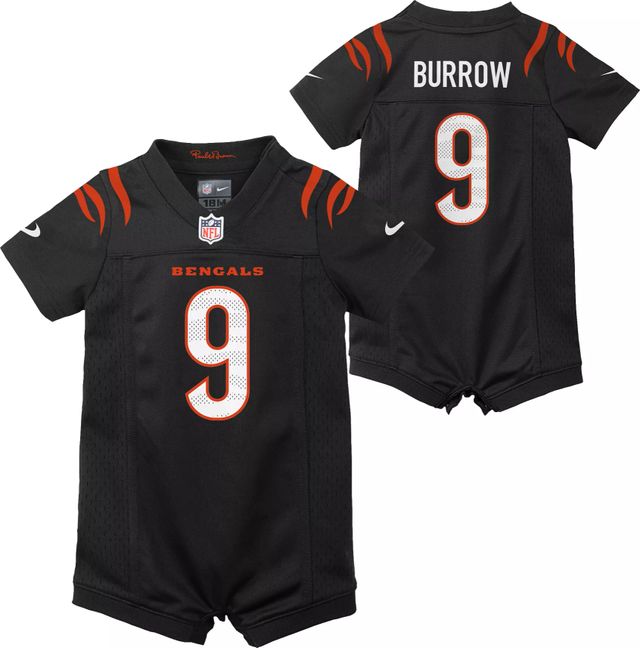 Dick's Sporting Goods Nike Little Kids' Cincinnati Bengals Joe Burrow #9  Black Game Jersey