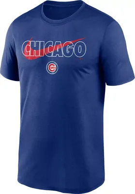 Nike Men's Chicago Cubs Blue Swoosh Legend T-Shirt